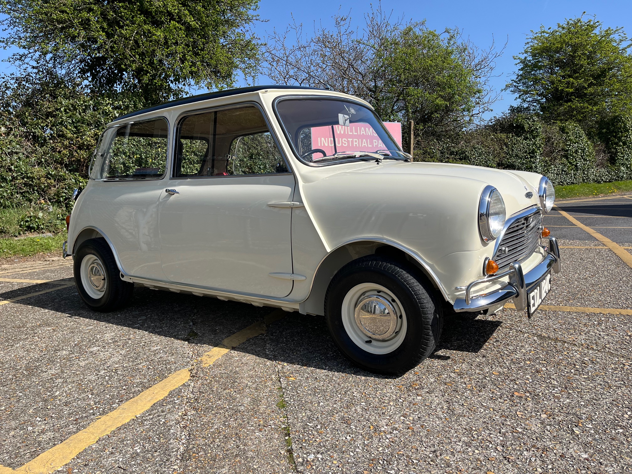1965 Austin Mini Cooper "S" Mk1. 1275cc. Old English White. Original Trim. Matching Numbers. Very rare and amazing fun.