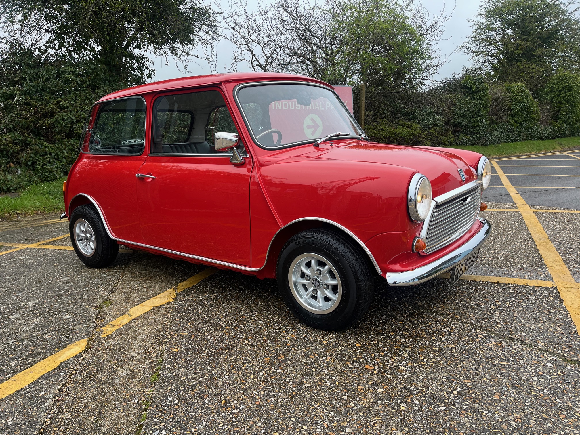 1974 Austin Mini MK3. 1000cc. Flame Red. Minilites. Matching numbers. Ready to be enjoyed & very rare.