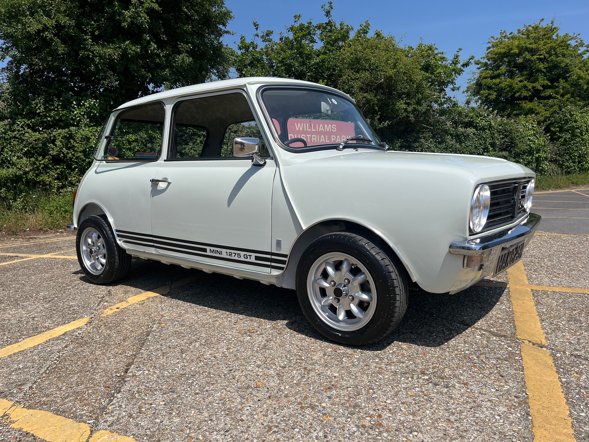 1975 Morris Mini 1275 GT. Glacier White. Ochre Trim. Matching numbers. Very rare and ready to be enjoyed.