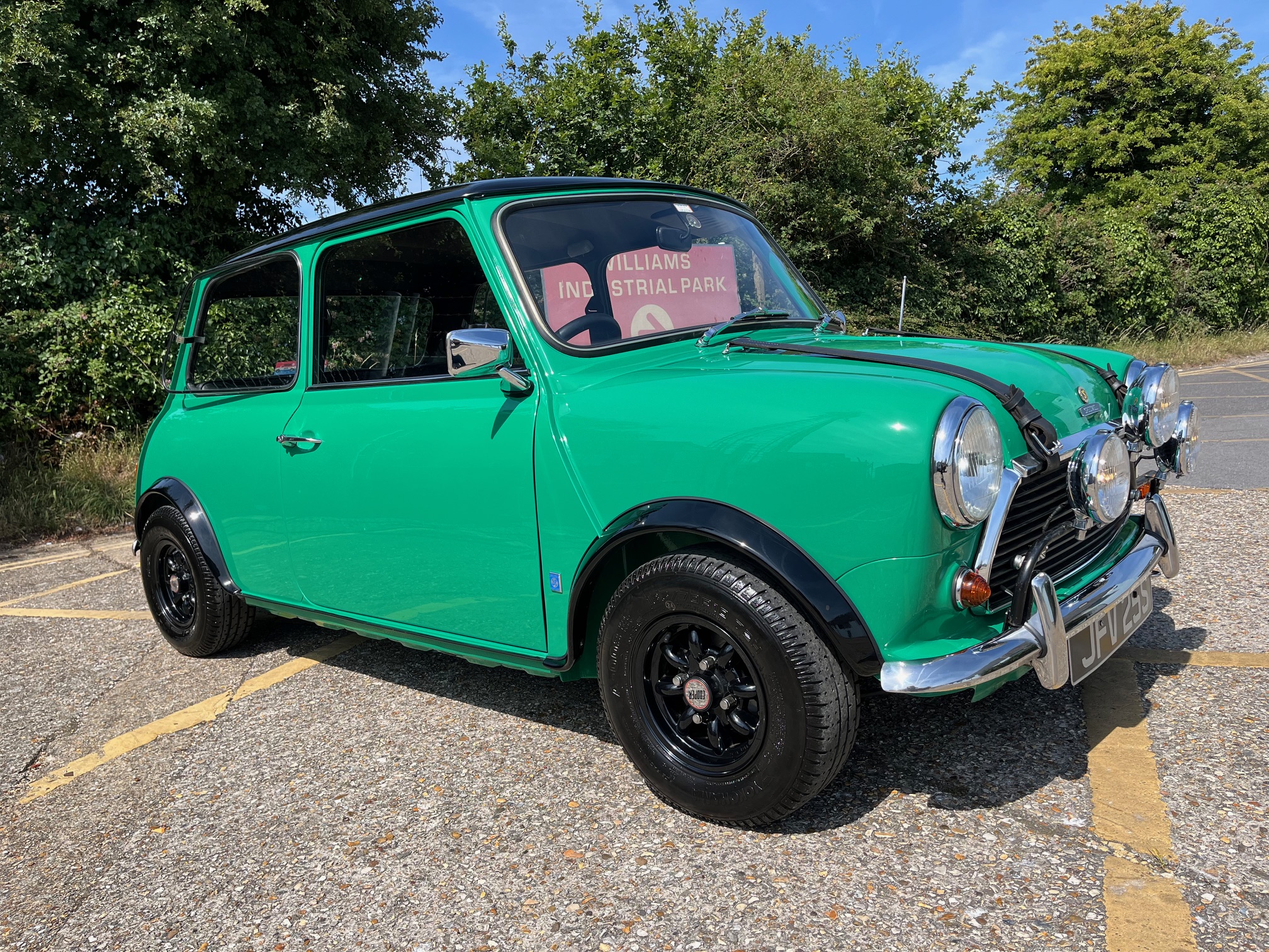 SOLD 1978 Austin Mini 1293cc. Java Green. Fast road spec. Low mileage. Many extras. Highly detailed. Awesome.