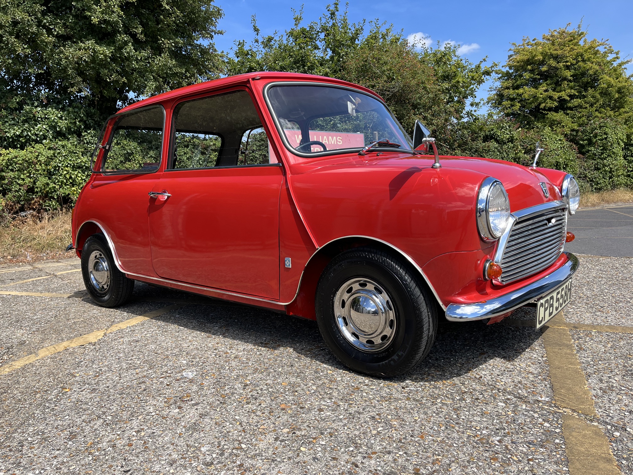 1970 Austin Mini 1000cc. MK3. Automatic. Flamed red. Matching numbers. 2 Owners. Low mileage. Very original.