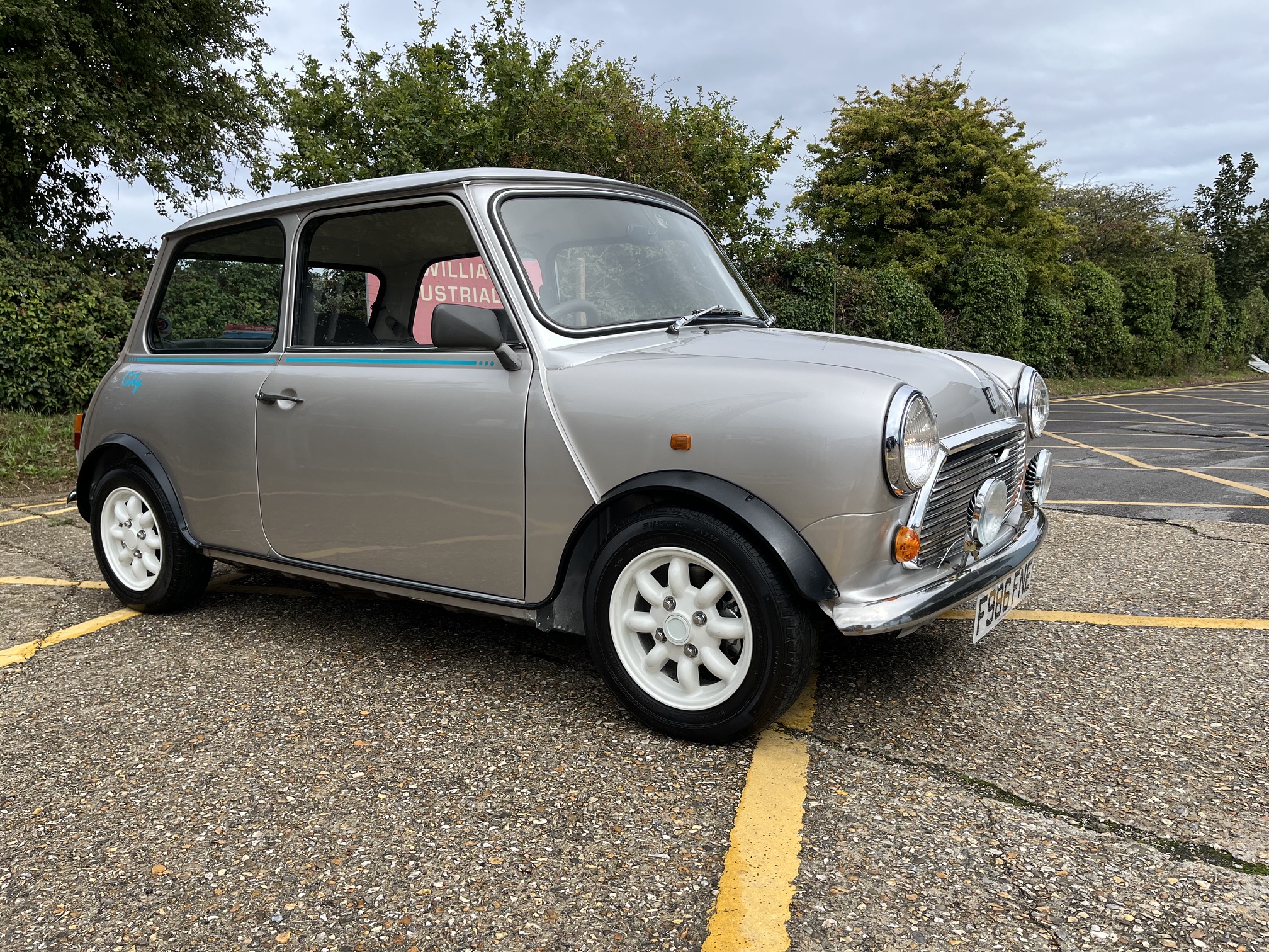 1988 Austin Mini City E. 1000cc. Metallic Pulsar Silver. Crayon trim. Minilites. Very low mileage. Ready to be driven.