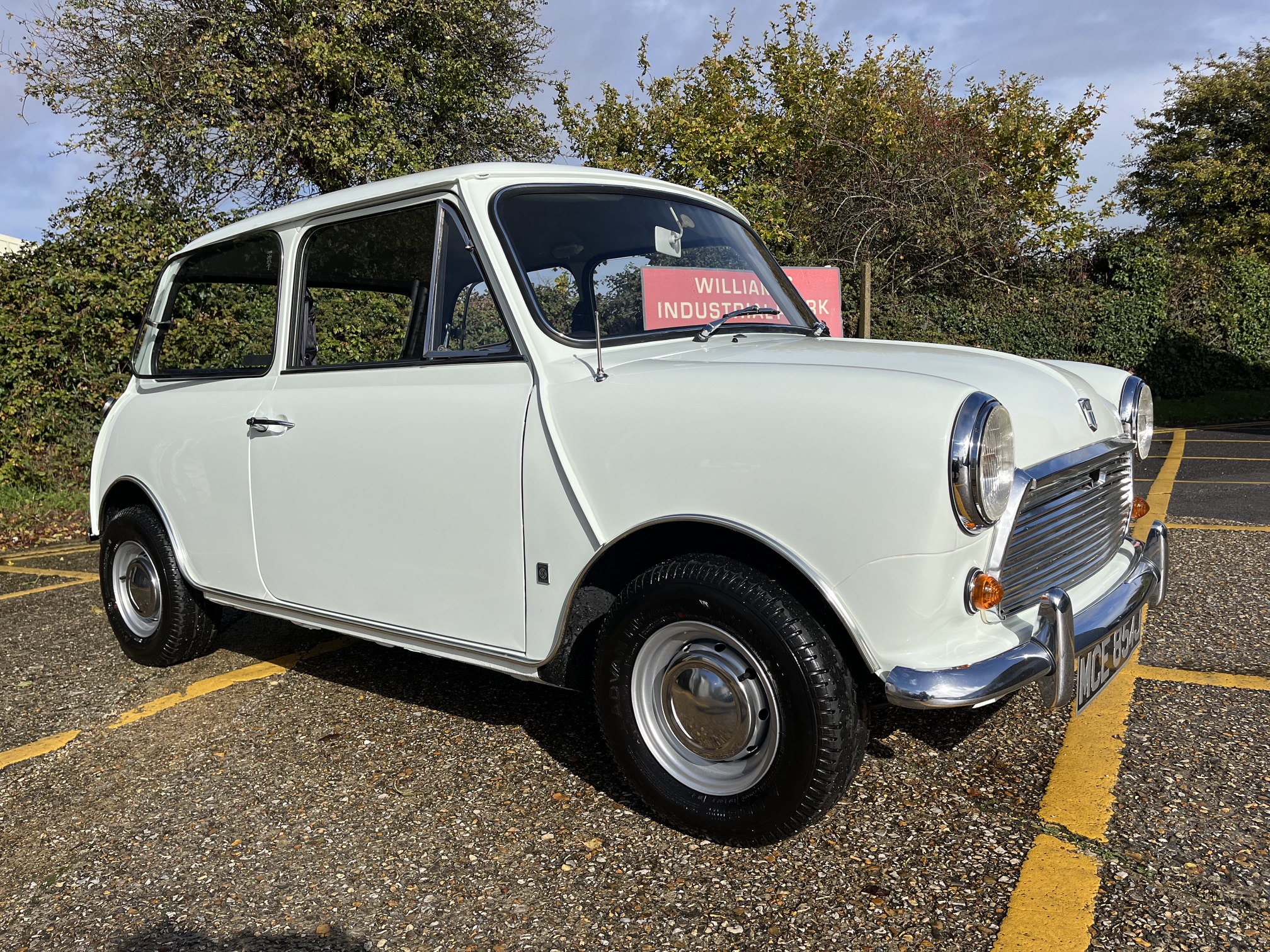 1971 Austin Mini Cooper "S" MK3. 1275cc. Glacier White. Navy trim. Very low mileage. 2 Owners. Excellent provenance.
