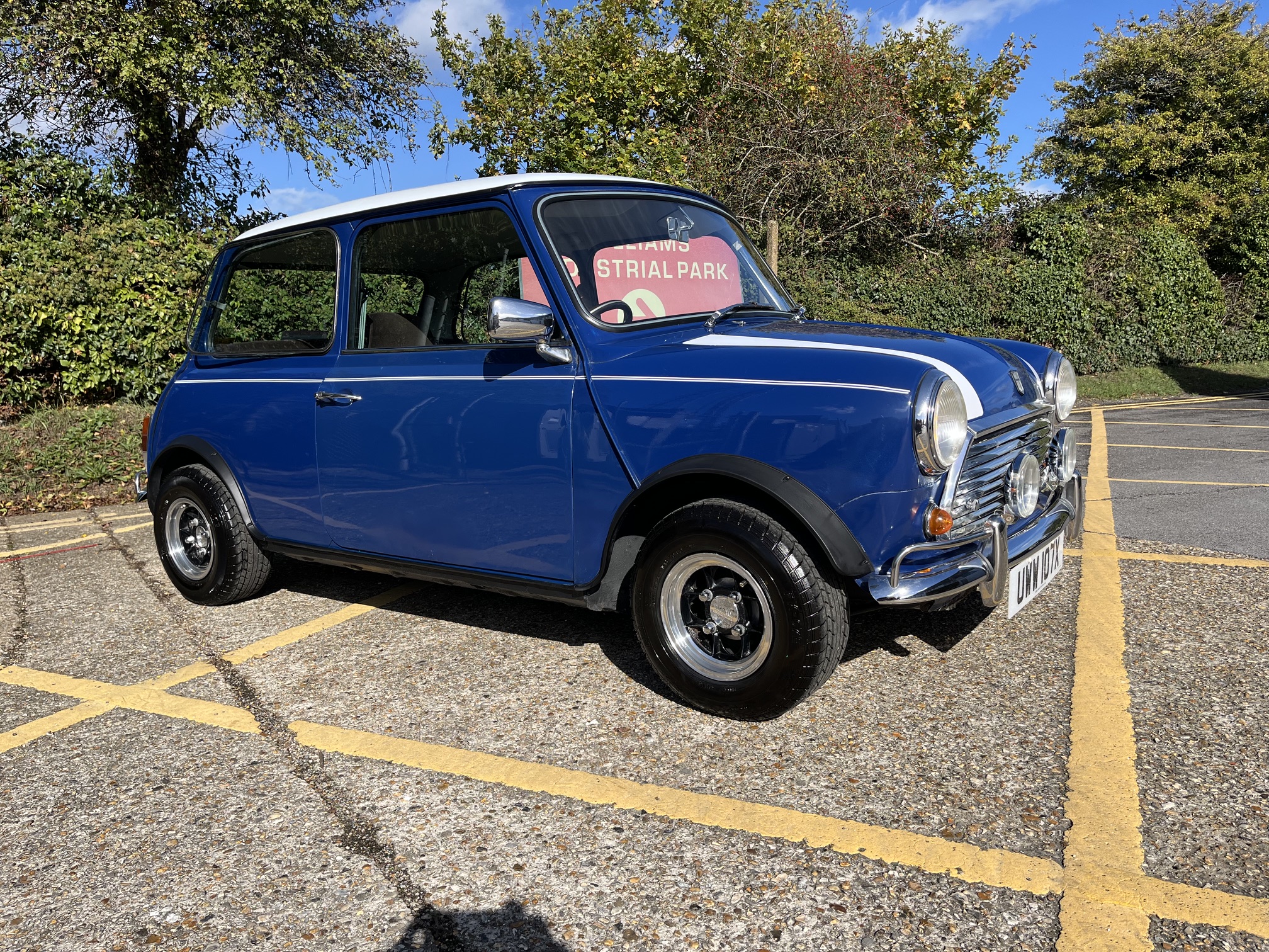 1981 Austin Mini HL. 1000cc. Automatic. Nautilus Blue. White roof. Only 26k from new. Excellent history. Very rare.
